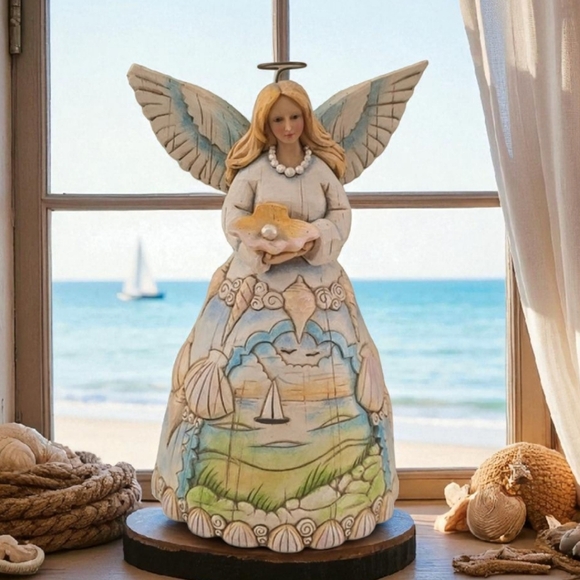 Jim Shore Other - 2003 Jim Shore Heartwood Creek Angel – Safe Keeper of the Sea & Seashores